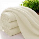 Banyo Havlusu Kadife Otel ve Banyo Havlusu 70 x 140cm Krem