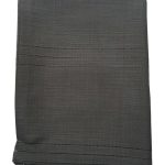 Keten Kumaş Çizgi Masa Örtüsü 160*220 Cm Siyah