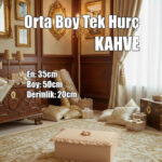 Çeyizlik Orta Tek Hurç Çiçekli, Kadife Tek Hurç Çeyizlik Dantelli Hurç, Orta Boy Hurç