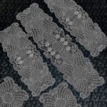 5 Parça Salon Takımı Fransız Dantelli Salon Takımı - Gri
