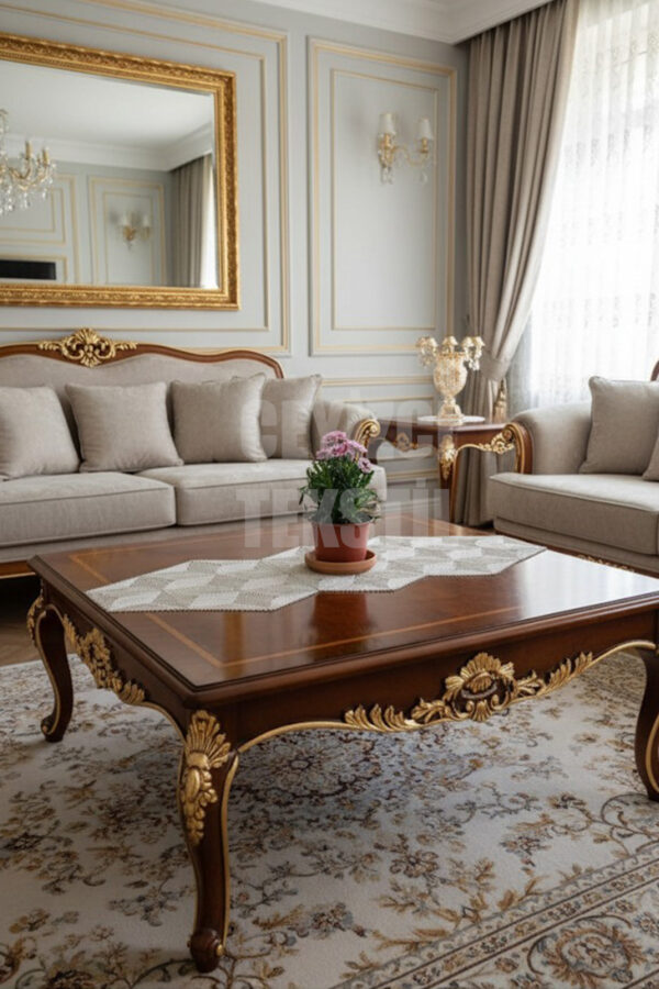 Fransız Dantel Detaylı Tek Runner, Masa Üzerine Runner, Masa Örtüsü Runneri