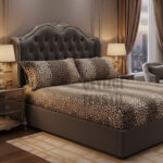 Lastikli Çarşaf 2 Yastık Kılıfı – Leopar