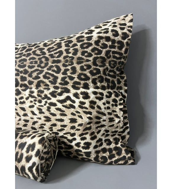 Lastikli Çarşaf 1 Yastık Kılıfı – Leopar - TEK KİŞİLİK