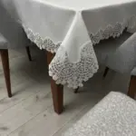 12 Kişilik Masa Örtüsü Takımı, Masa Seti 12 Kişilik 26 Parça 160x220cm